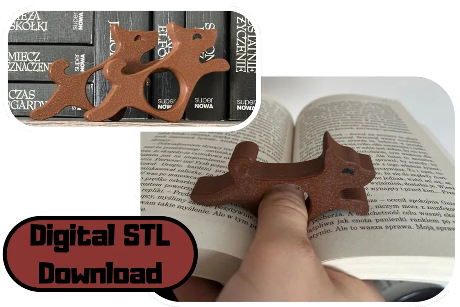 Dụng cụ giữ trang sách hình chú chó – Quà tặng đáng yêu cho người yêu sách - Image 1