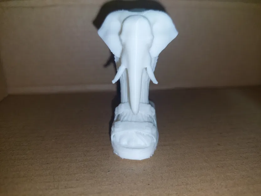 Mô hình tượng voi đi dép Lirilì Larilà 3D ấn tượng - Image 3