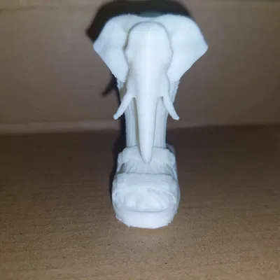 Mô hình tượng voi đi dép Lirilì Larilà 3D ấn tượng