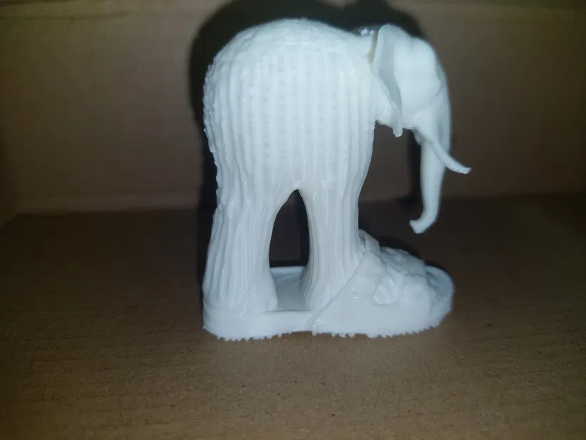 Mô hình tượng voi đi dép Lirilì Larilà 3D ấn tượng - Image 4