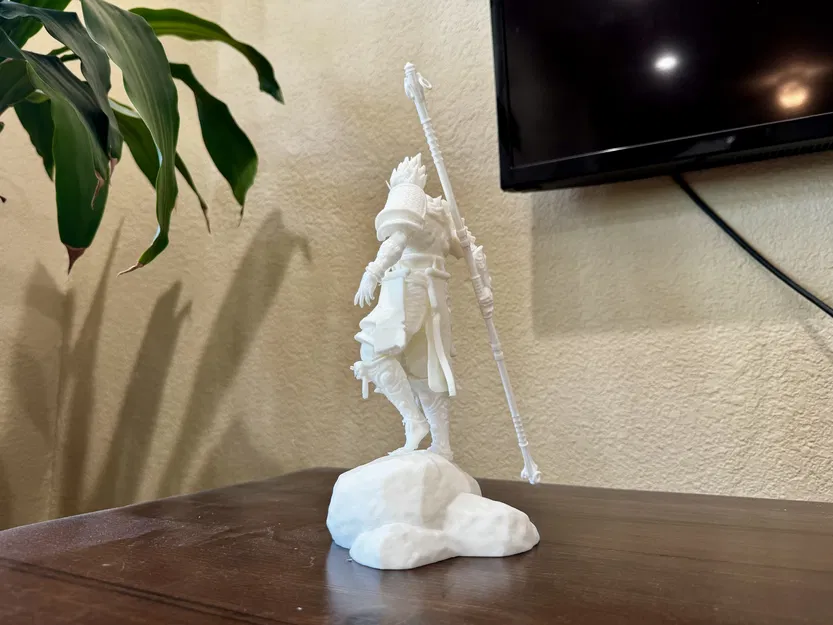 Mô hình 3D Black Myth Wukong: Tôn Ngộ Không oai vệ cho góc trưng bày - Image 2