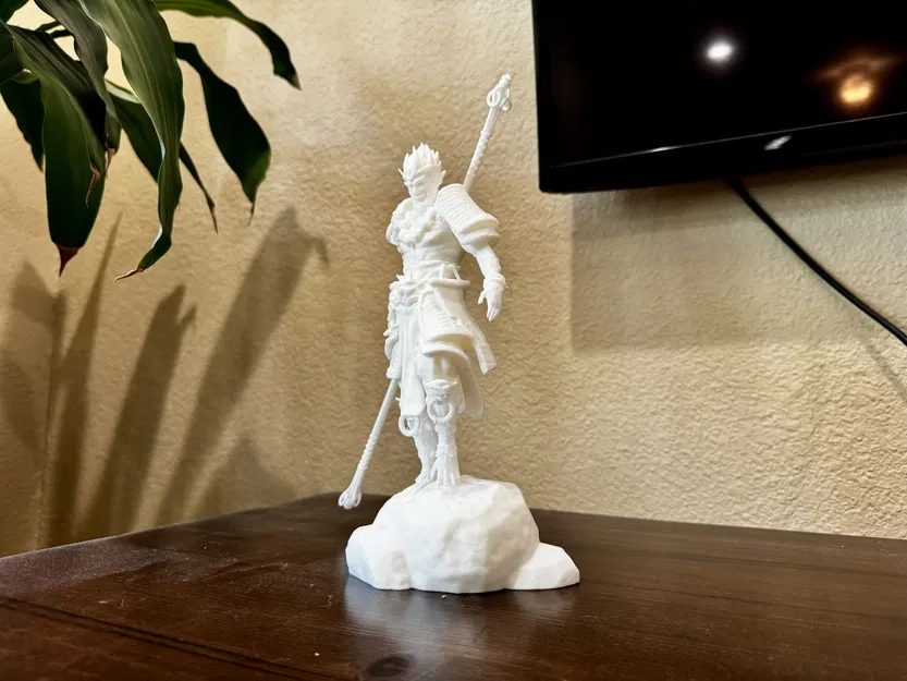 Mô hình 3D Black Myth Wukong: Tôn Ngộ Không oai vệ cho góc trưng bày - Image 3