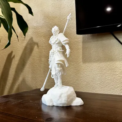 Mô hình 3D Black Myth Wukong: Tôn Ngộ Không oai vệ cho góc trưng bày