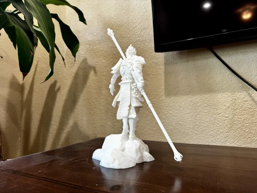 Mô hình 3D Black Myth Wukong: Tôn Ngộ Không oai vệ cho góc trưng bày - Image 4