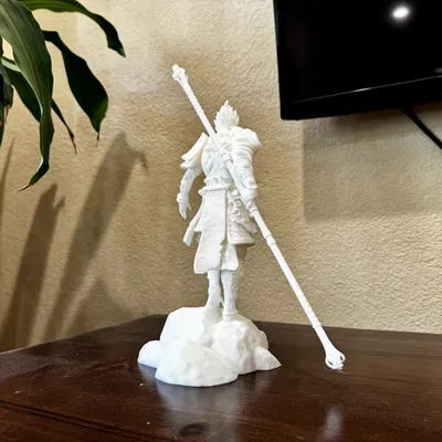 Mô hình 3D Black Myth Wukong: Tôn Ngộ Không oai vệ cho góc trưng bày