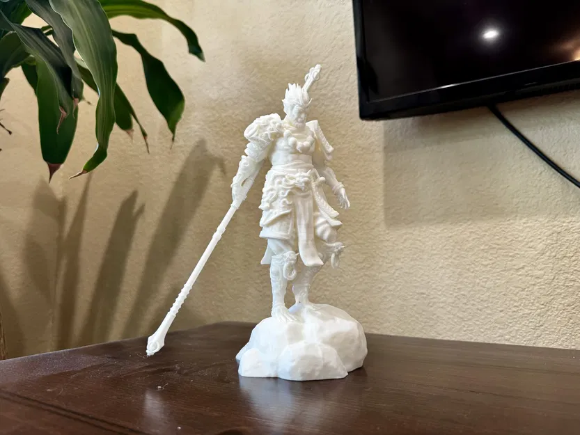 Mô hình 3D Black Myth Wukong: Tôn Ngộ Không oai vệ cho góc trưng bày - Image 6