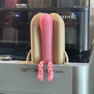 Mô hình xúc xích kẹp bánh có khớp cử động (Friendly Articulated Hot Dog)
