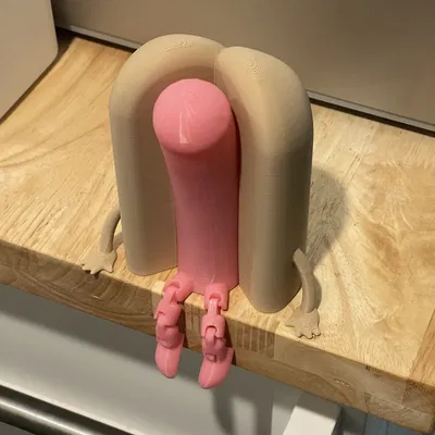 Mô hình xúc xích kẹp bánh có khớp cử động (Friendly Articulated Hot Dog)