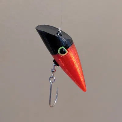 Mồi giả câu cá - Bullet Plug (3-inch/75mm) kèm khuôn sơn airbrush