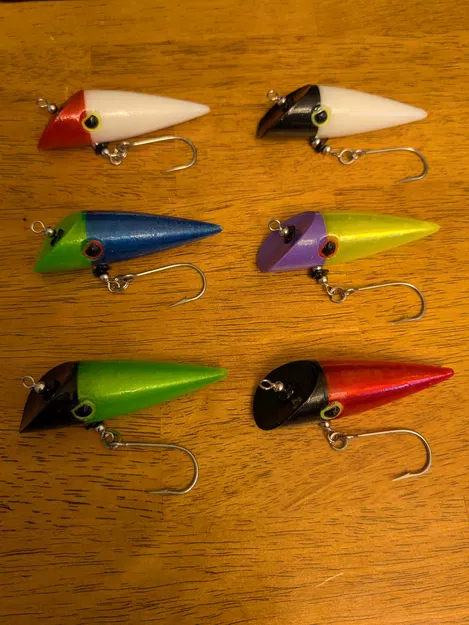 Mồi giả câu cá - Bullet Plug (3-inch/75mm) kèm khuôn sơn airbrush - Image 3