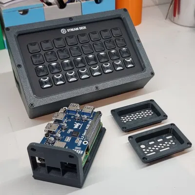 Vỏ case Stream deck XL Companion dành cho Raspberry PI 5 và 4 (Phiên bản 02)