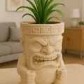 Chậu trồng cây phong cách Tiki – Mô hình in 3D độc đáo - Thumbnail 1