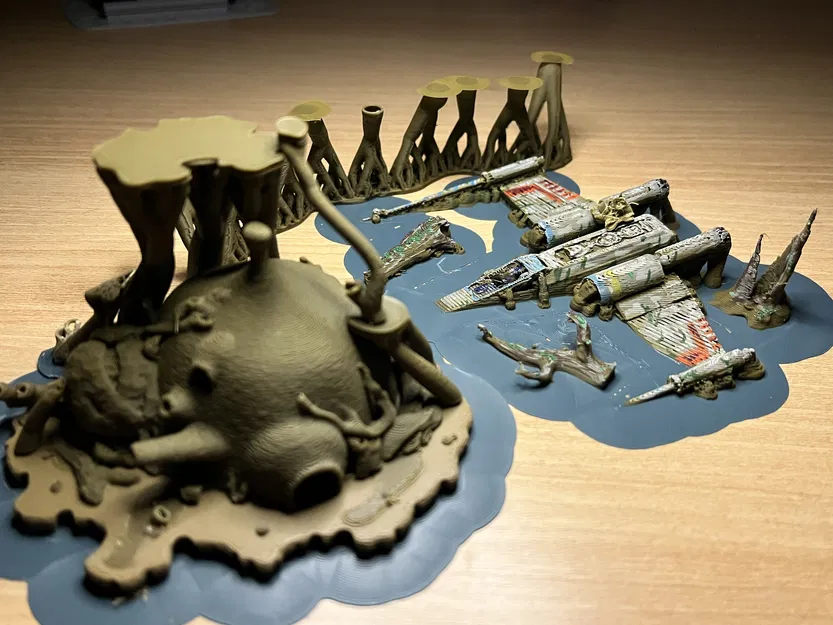 Mô hình căn chòi của Yoda trên Dagobah - Star Wars - Image 3