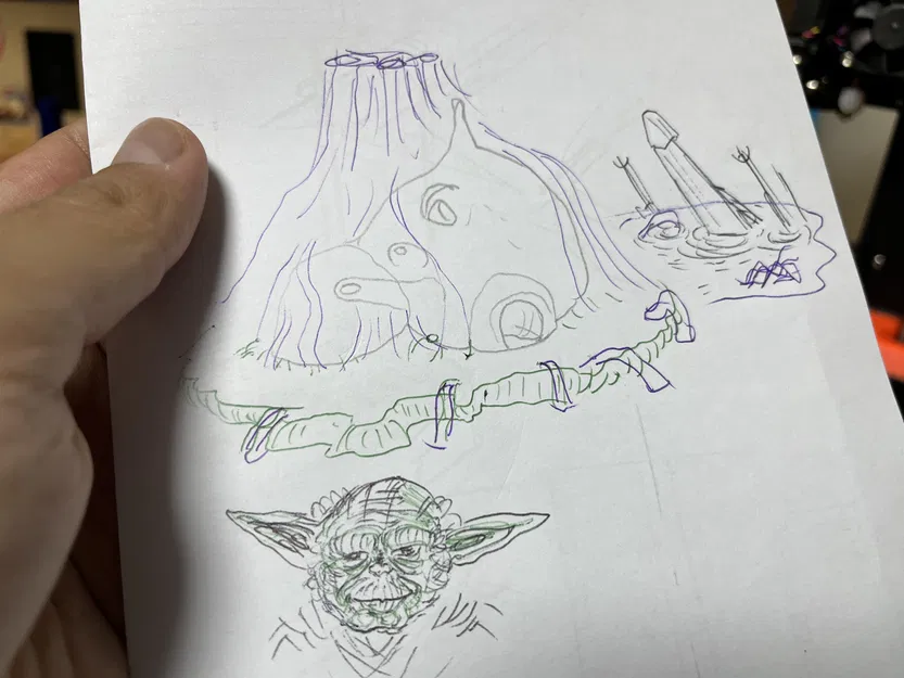 Mô hình căn chòi của Yoda trên Dagobah - Star Wars - Image 14