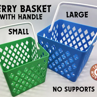 Giỏ đựng đồ 3D Berry Basket có quai xách tiện dụng