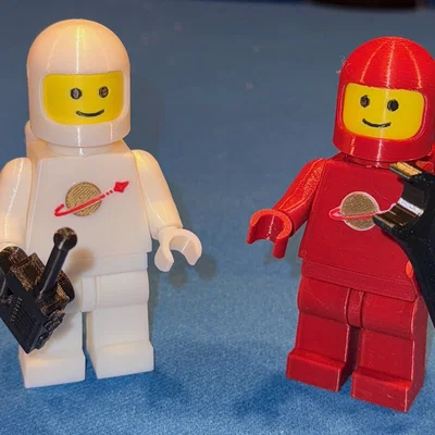Classic Space Brick Action Figures (Tỉ lệ 2.5:1)