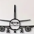 Mô hình trang trí tường hình máy bay in 3D tinh tế - Thumbnail 1