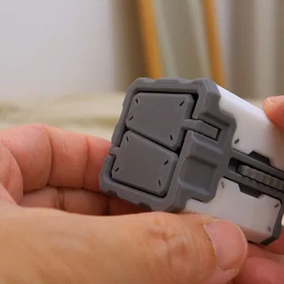 Khay đựng pin AA/AAA phong cách bệ phóng tên lửa (Loại 2 ngăn)