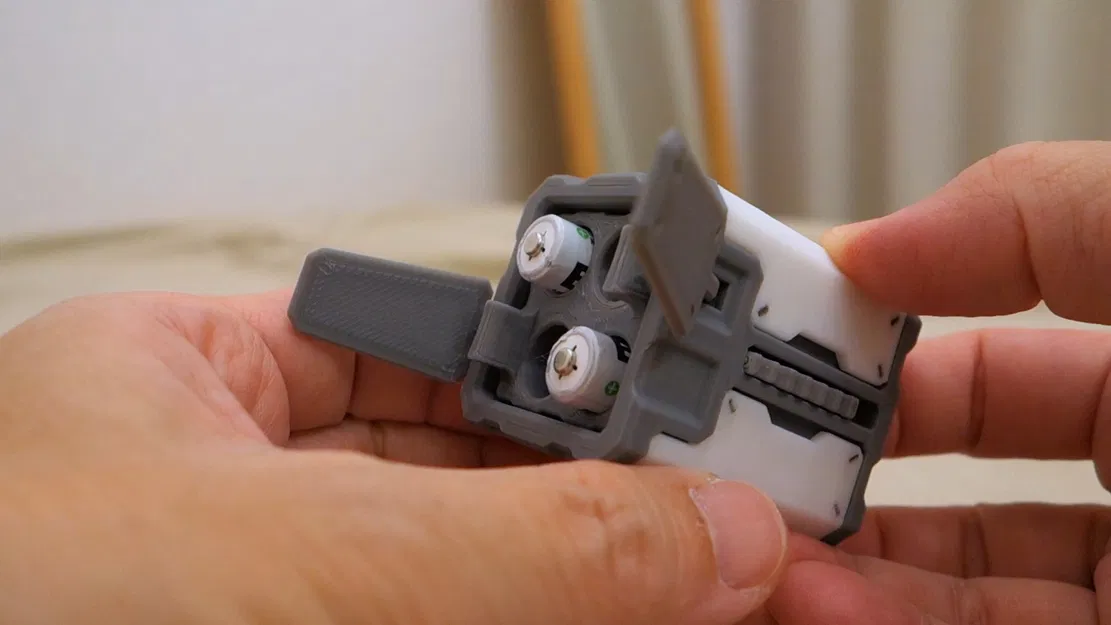 Khay đựng pin AA/AAA phong cách bệ phóng tên lửa (Loại 2 ngăn) - Image 3