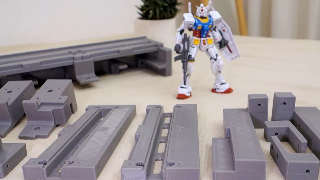 Bộ phận mô hình hóa bệ phóng Gunpla tích hợp động cơ và đèn LED - Image 4