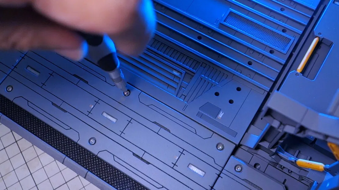 Bộ phận mô hình hóa bệ phóng Gunpla tích hợp động cơ và đèn LED - Image 8