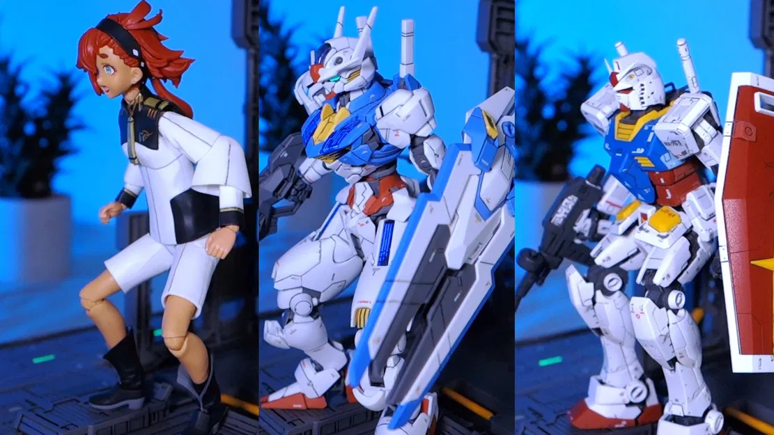 Bộ phận mô hình hóa bệ phóng Gunpla tích hợp động cơ và đèn LED - Image 10