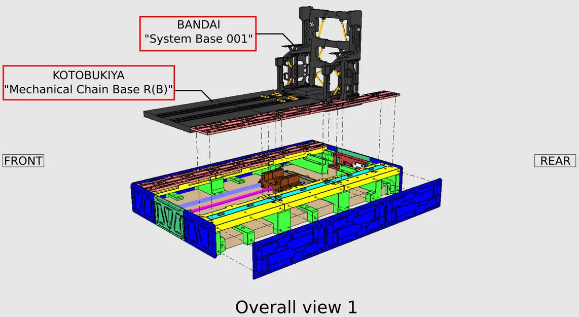 Bộ phận mô hình hóa bệ phóng Gunpla tích hợp động cơ và đèn LED - Image 11