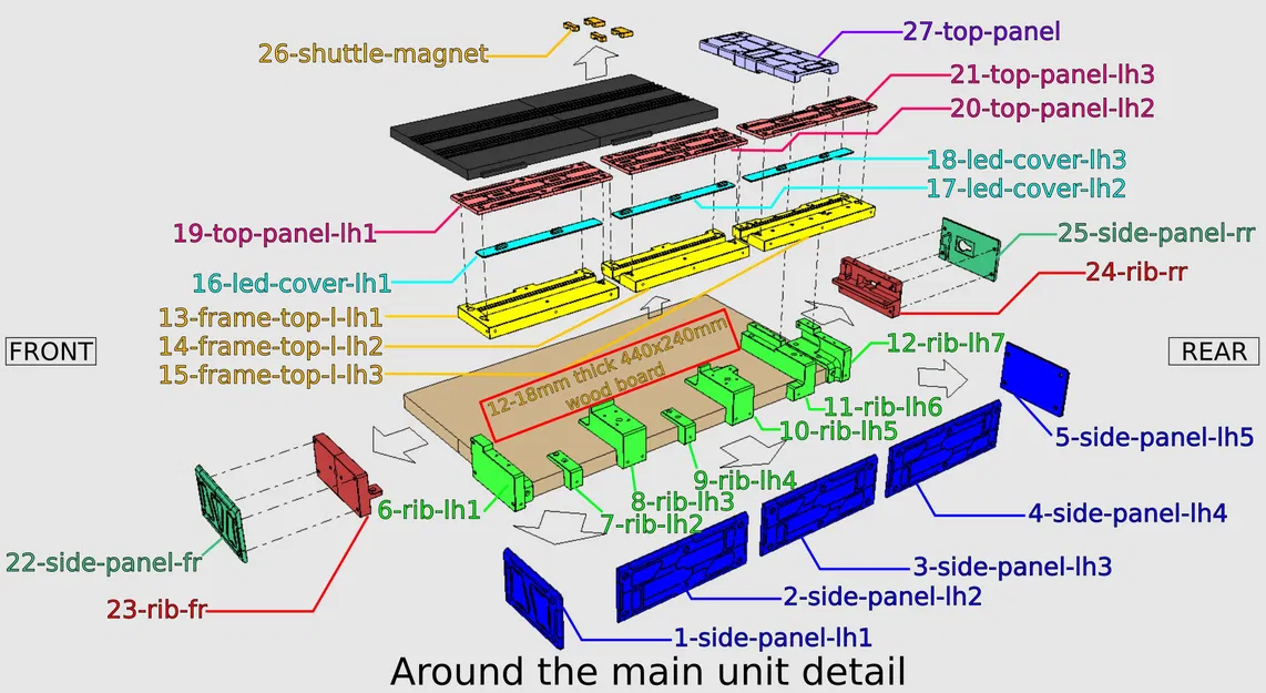 Bộ phận mô hình hóa bệ phóng Gunpla tích hợp động cơ và đèn LED - Image 13