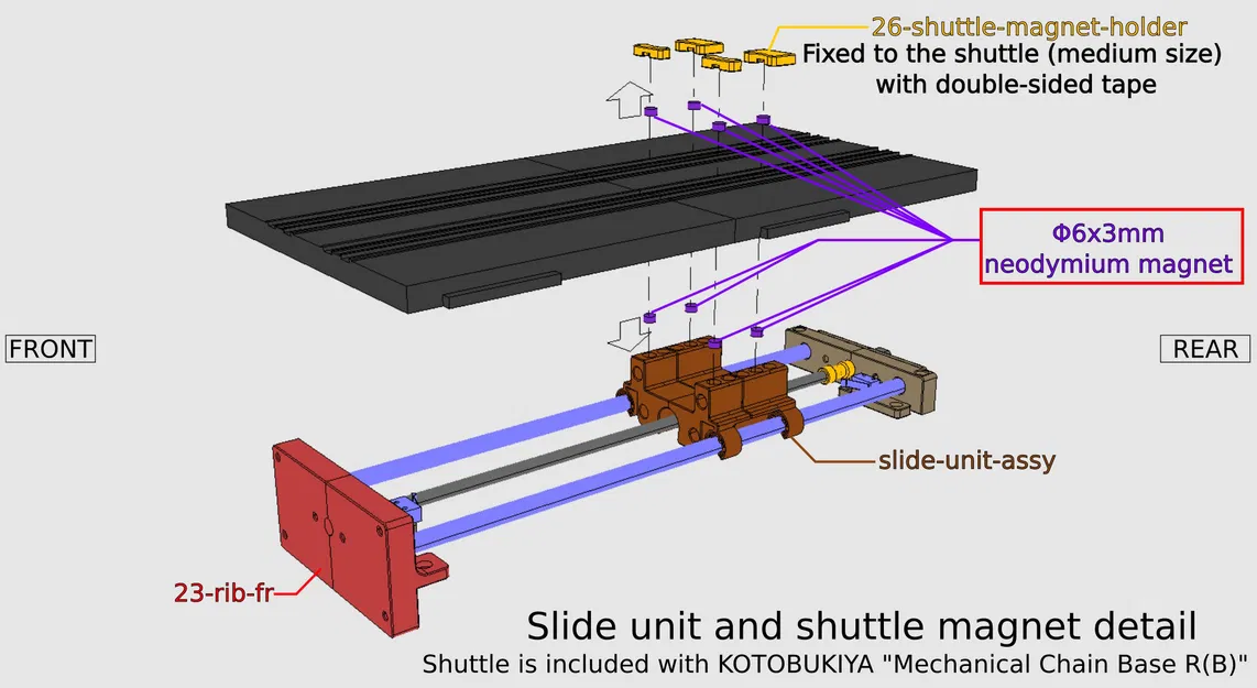 Bộ phận mô hình hóa bệ phóng Gunpla tích hợp động cơ và đèn LED - Image 15