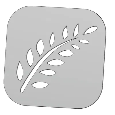 Bộ khuôn vẽ (stencil) 3D chủ đề thiên nhiên