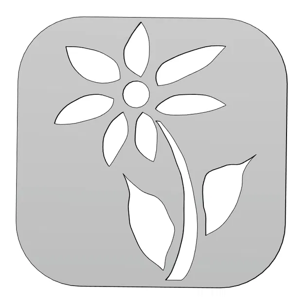 Bộ khuôn vẽ (stencil) 3D chủ đề thiên nhiên - Image 7