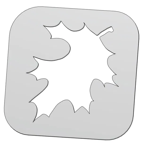 Bộ khuôn vẽ (stencil) 3D chủ đề thiên nhiên - Image 11