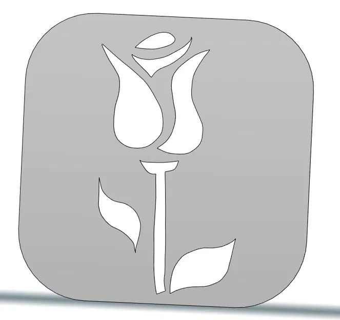 Bộ khuôn vẽ (stencil) 3D chủ đề thiên nhiên - Image 12