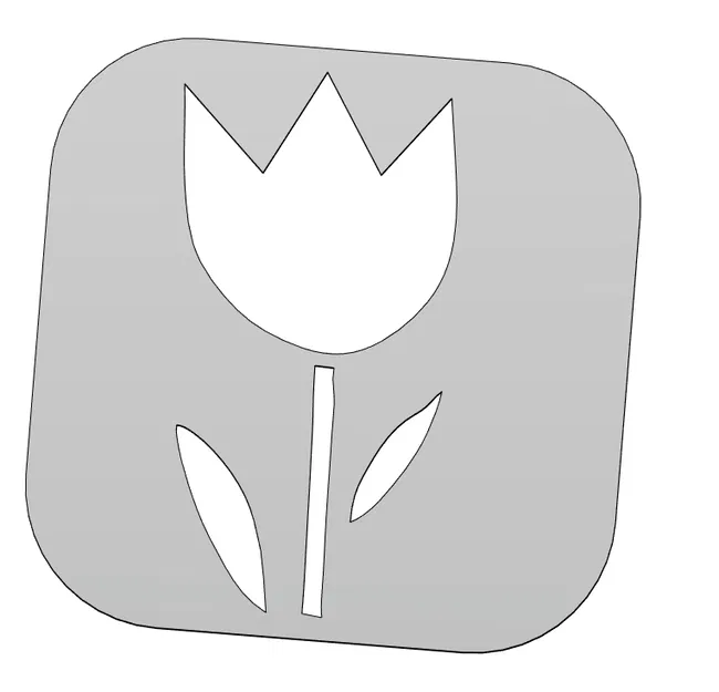 Bộ khuôn vẽ (stencil) 3D chủ đề thiên nhiên - Image 13