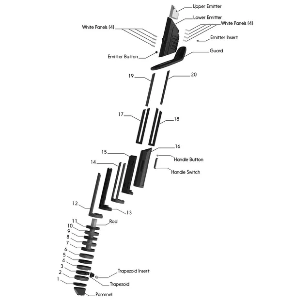 Darksaber (The Mandalorian) - Mô hình in 3D - Image 2