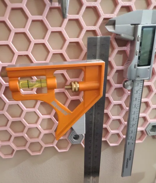 Giá treo thước vuông góc cho Honeycomb Storage Wall và Multiboard - Image 1