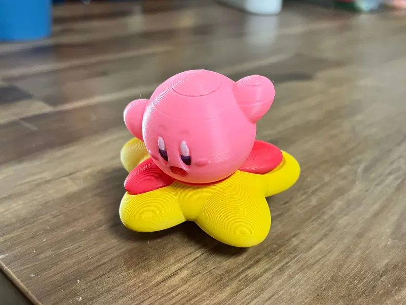Mô hình Kirby cùng đế Warp Star - Image 1