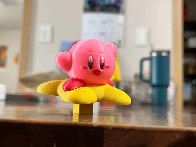 Mô hình Kirby cùng đế Warp Star - Image 5