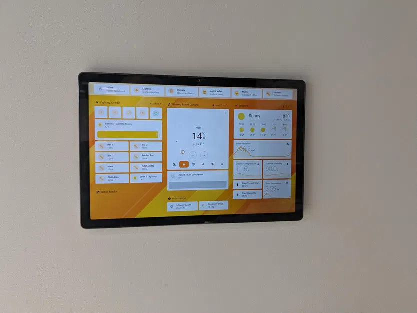 Hệ thống giá treo tường tối giản cho tablet - Image 1