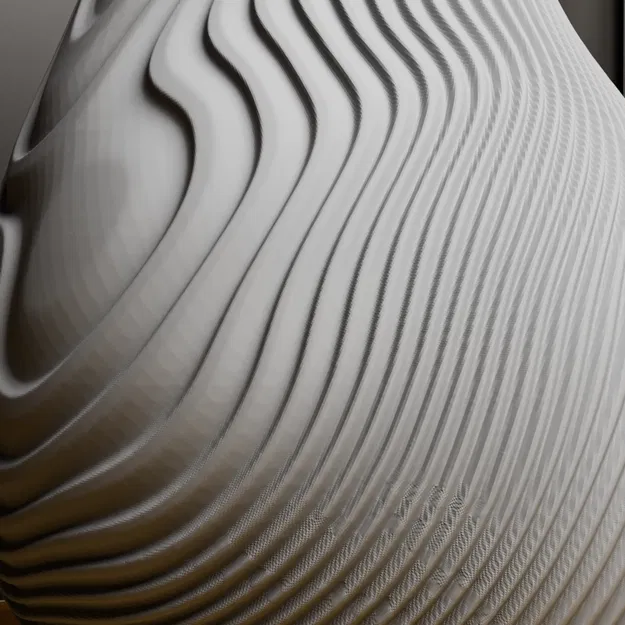 Bình hoa « Quả lê rãnh xoắn » (Grooved Pear) - Image 6