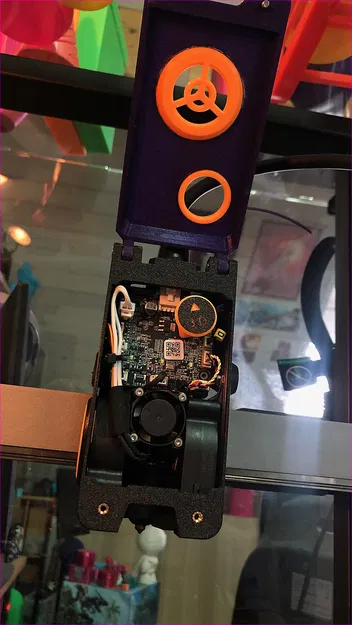 Nắp che đầu in Creality Hi Head Cover phiên bản có thể lật mở - Image 4