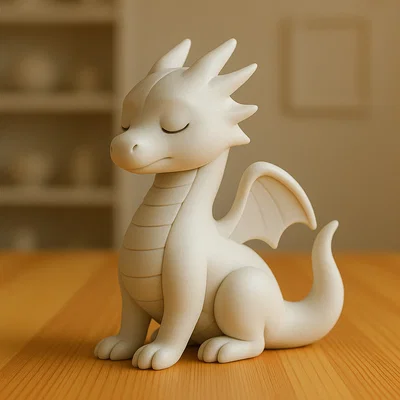 Mô hình 3D Dreaming Dragon - Chú rồng nhỏ đáng yêu trang trí bàn học