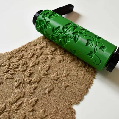 Con lăn tạo vân - Họa tiết lá thường xuân (Nature Ivy Leaves)