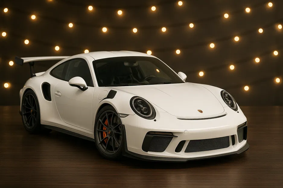 Mô hình 3D xe Porsche GT3 RS phong cách Low Poly độc đáo - Image 1
