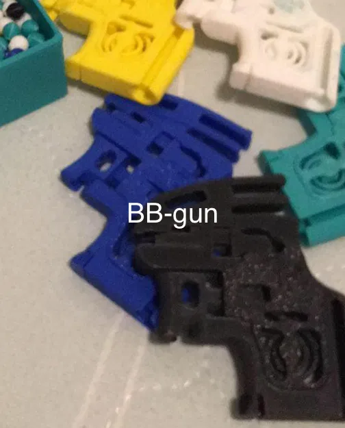 Mô hình đồ chơi BB-Gun in 3D nhỏ gọn với băng đạn 8 viên - Image 1