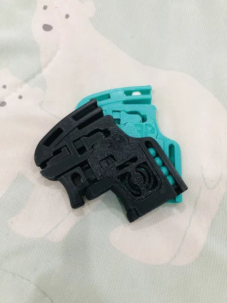 Mô hình đồ chơi BB-Gun in 3D nhỏ gọn với băng đạn 8 viên - Image 2