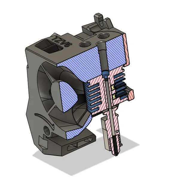 Ngàm Hotend FilamATrix TZ V6 2.0 cho Stealthburner - Image 2