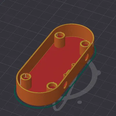 Vỏ sau cho LilyGo T-Embed CC1101, hỗ trợ ăng-ten ngoài, công tắc và nam châm 6x3