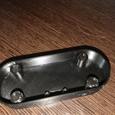 Vỏ sau cho LilyGo T-Embed CC1101, hỗ trợ ăng-ten ngoài, công tắc và nam châm 6x3