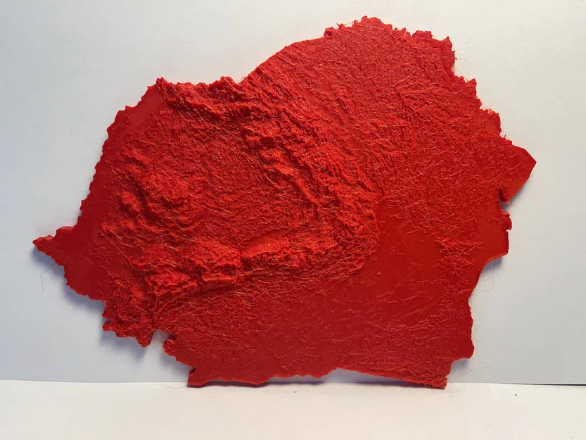 Mô hình bản đồ địa hình 3D Greater Romania chi tiết - Image 1